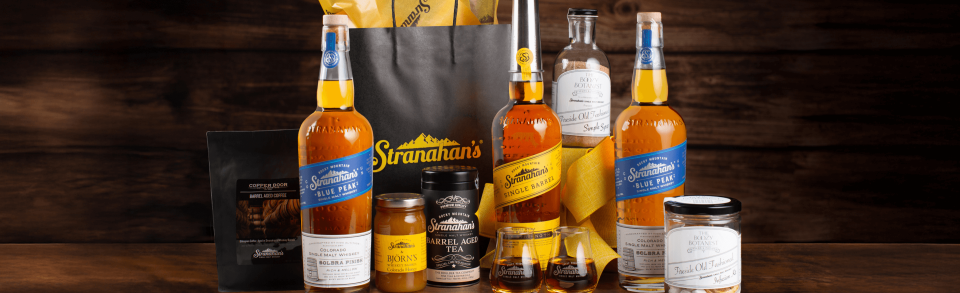 Family shot of bottles and products